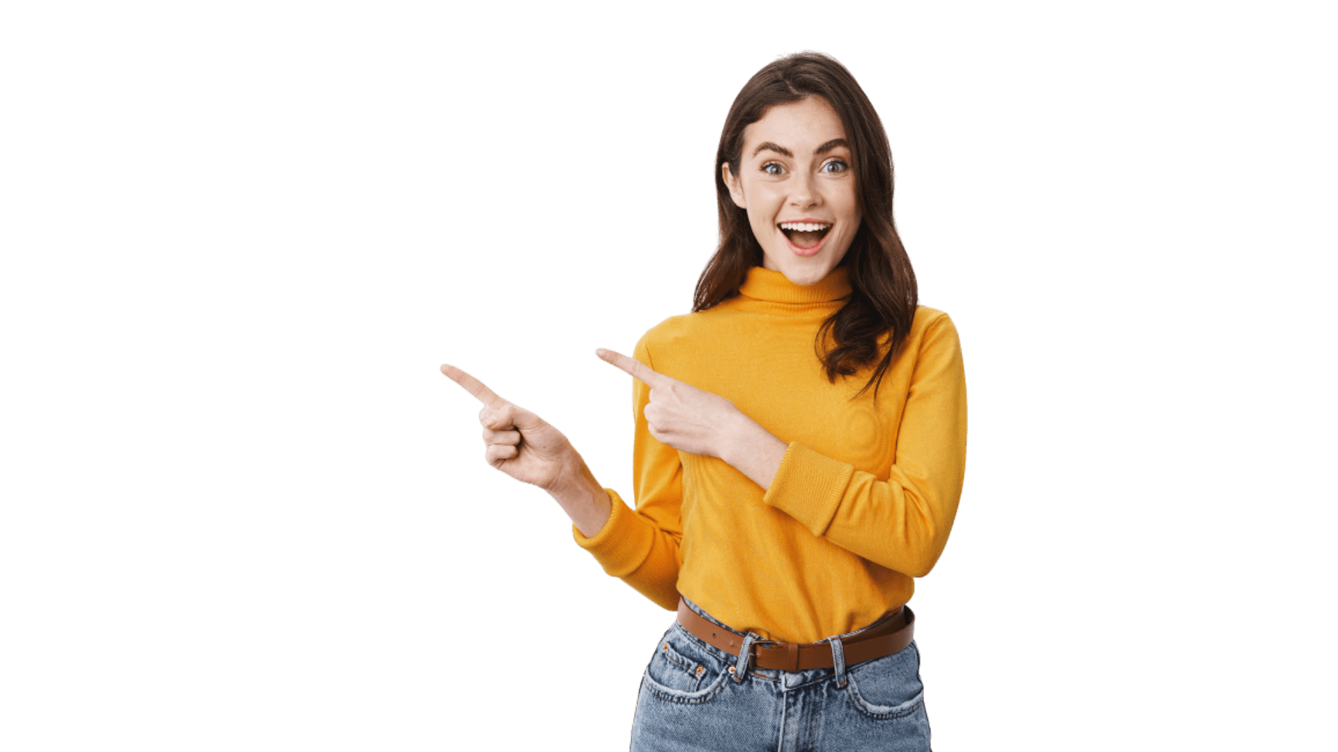 Financial advisor pointing